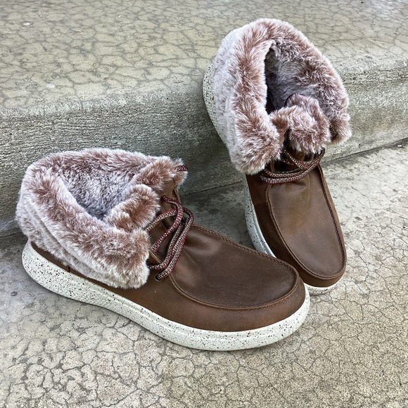 Skechers Bobs Skipper Hang Glider Chukka Boots, Brown Color Size 8 Style 113443 - Picture 8 of 8